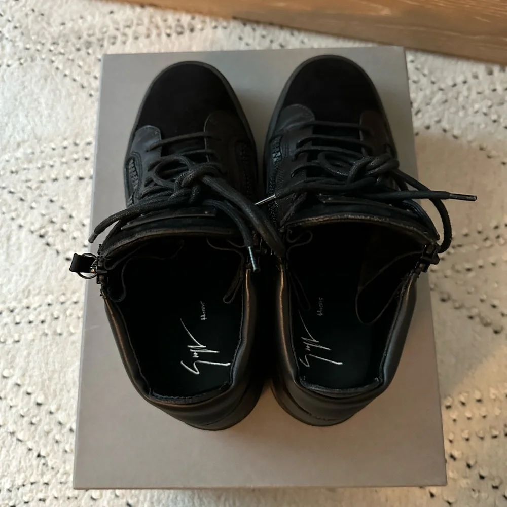 Giuseppe Zanotti Hi Top Sneaker-Leather/Suede-Size 41 MEN